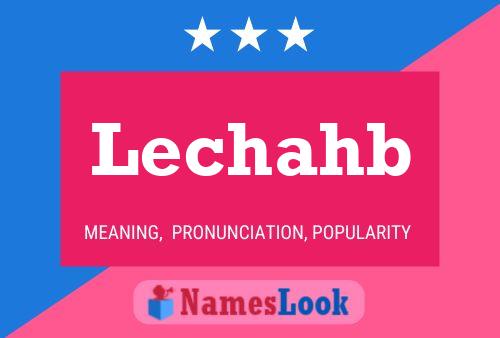 ملصق اسم Lechahb