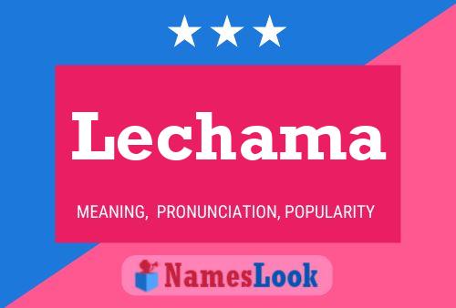 ملصق اسم Lechama