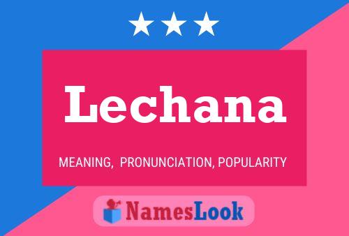 ملصق اسم Lechana