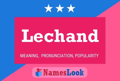 ملصق اسم Lechand