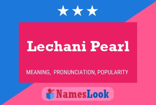 ملصق اسم Lechani Pearl