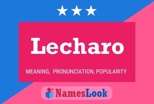 ملصق اسم Lecharo