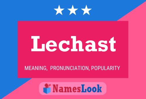 ملصق اسم Lechast