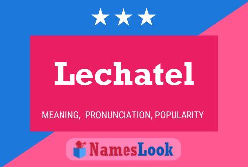 ملصق اسم Lechatel