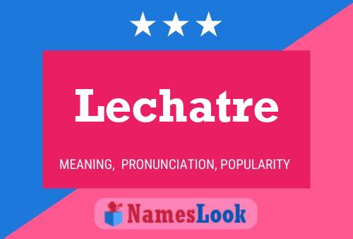 ملصق اسم Lechatre