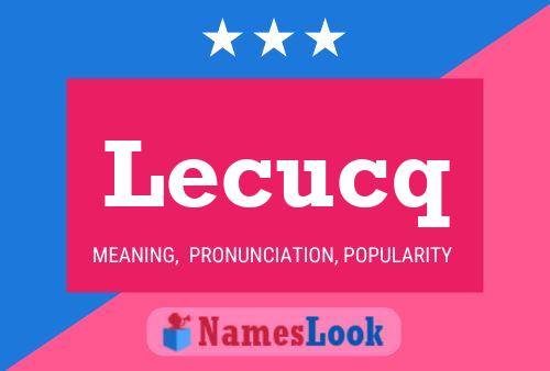 ملصق اسم Lecucq