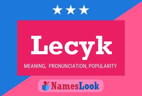 ملصق اسم Lecyk