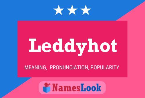 ملصق اسم Leddyhot