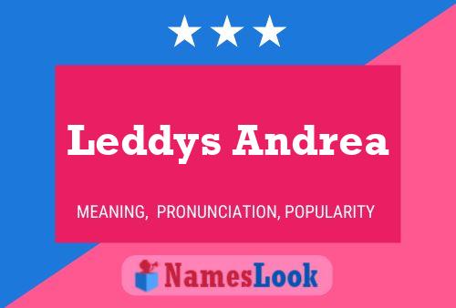 ملصق اسم Leddys Andrea