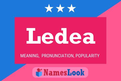 ملصق اسم Ledea