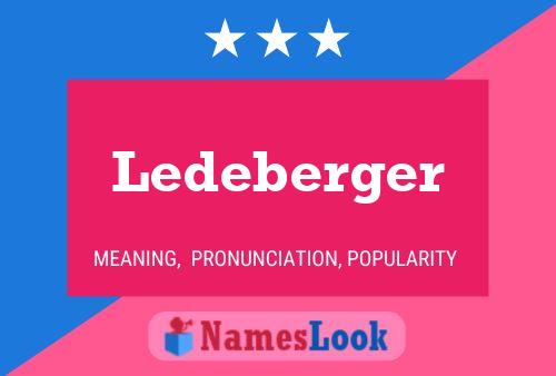 ملصق اسم Ledeberger