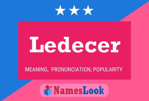 ملصق اسم Ledecer