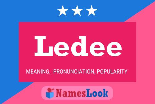 ملصق اسم Ledee