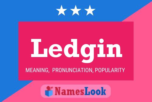 ملصق اسم Ledgin