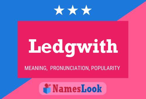 ملصق اسم Ledgwith