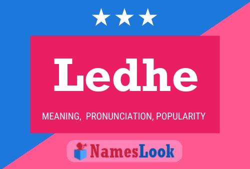 ملصق اسم Ledhe