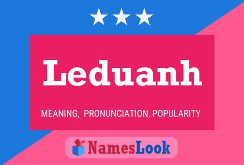 ملصق اسم Leduanh