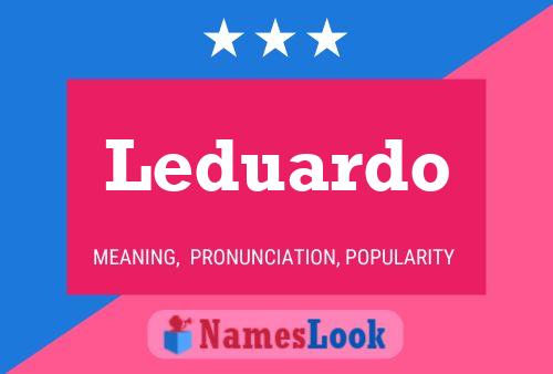 ملصق اسم Leduardo