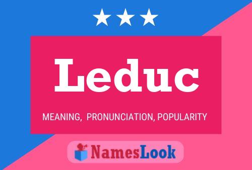 ملصق اسم Leduc