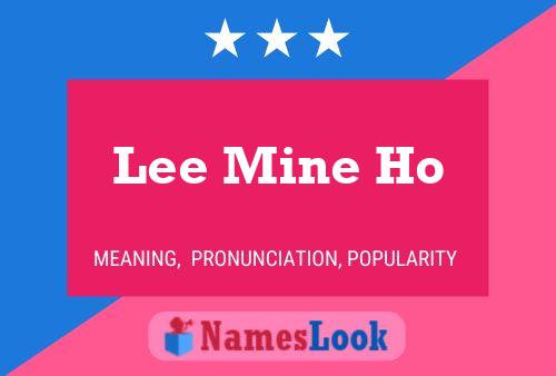 ملصق اسم Lee Mine Ho