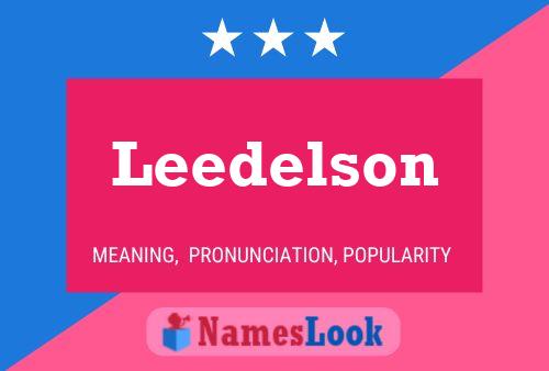 ملصق اسم Leedelson