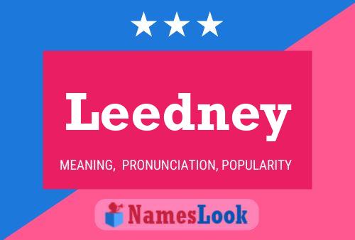 ملصق اسم Leedney