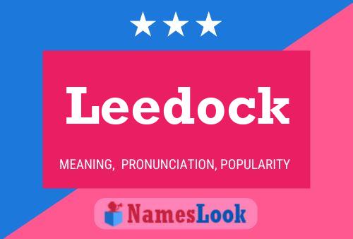 ملصق اسم Leedock