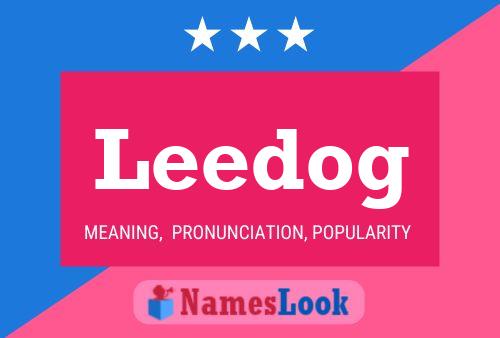 ملصق اسم Leedog