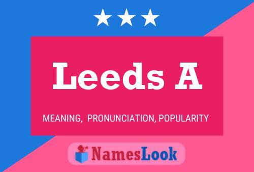 ملصق اسم Leeds A