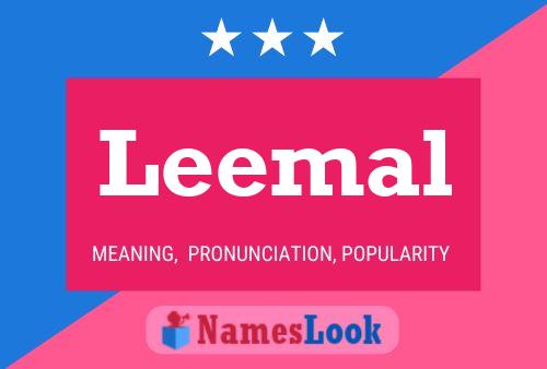 ملصق اسم Leemal