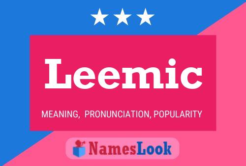 ملصق اسم Leemic