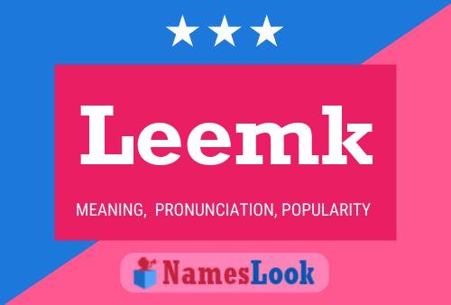 ملصق اسم Leemk