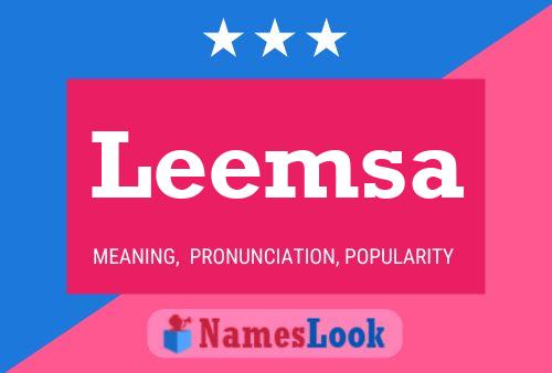 ملصق اسم Leemsa