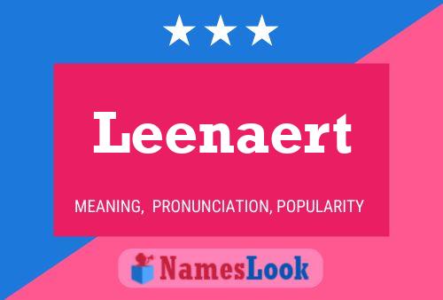 ملصق اسم Leenaert