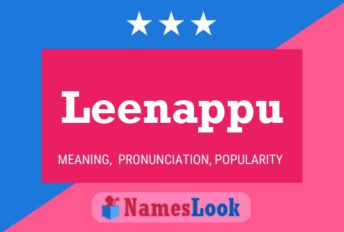 ملصق اسم Leenappu