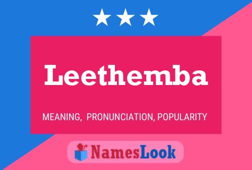 ملصق اسم Leethemba