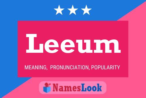 ملصق اسم Leeum