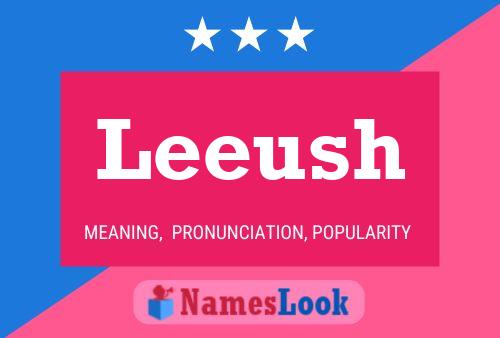 ملصق اسم Leeush