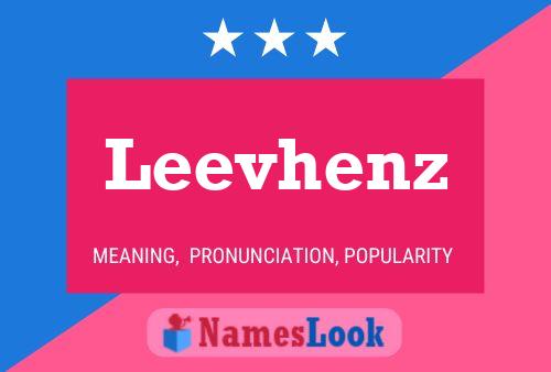 ملصق اسم Leevhenz