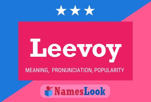 ملصق اسم Leevoy