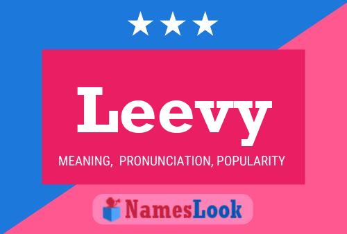 ملصق اسم Leevy