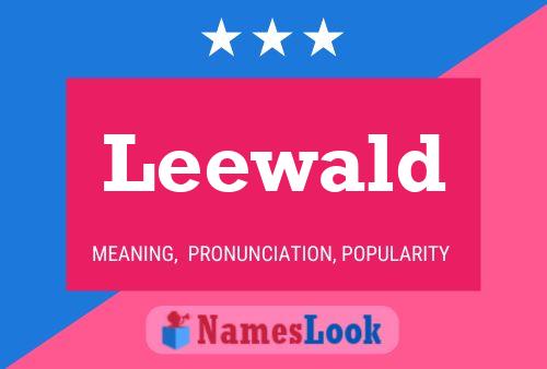 ملصق اسم Leewald