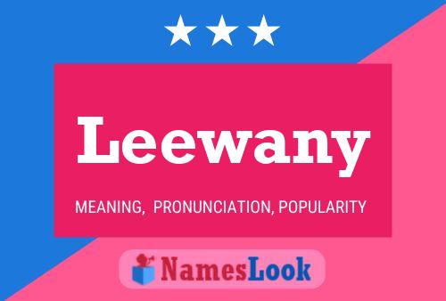 ملصق اسم Leewany