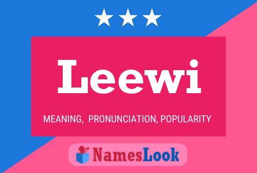 ملصق اسم Leewi