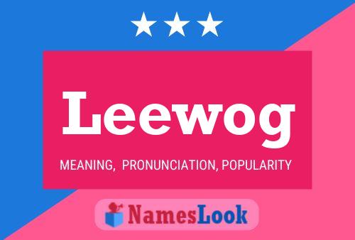 ملصق اسم Leewog