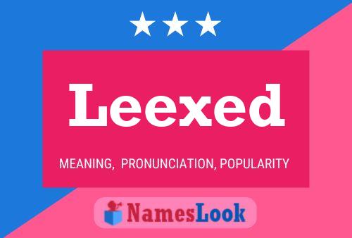 ملصق اسم Leexed