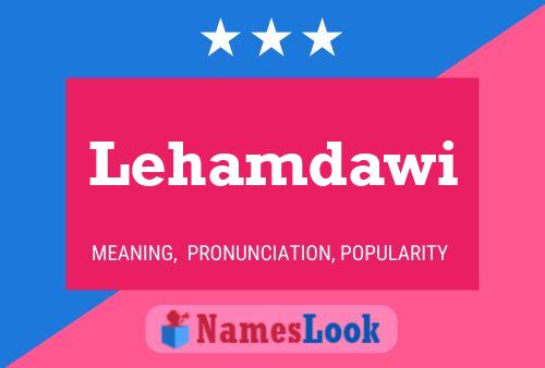 ملصق اسم Lehamdawi