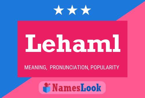 ملصق اسم Lehaml