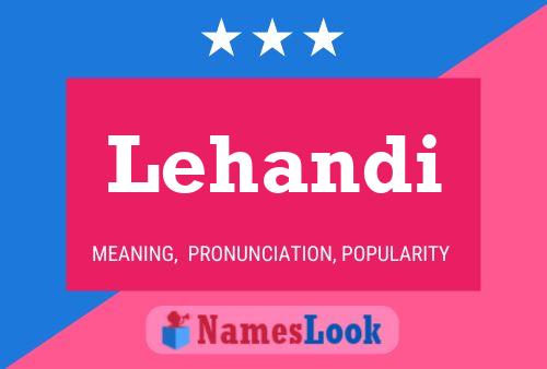 ملصق اسم Lehandi