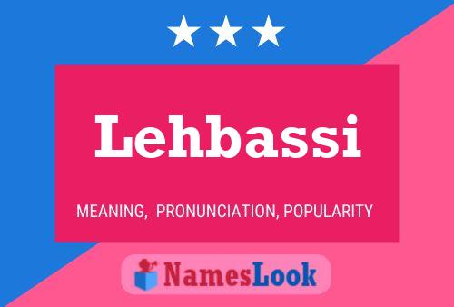 ملصق اسم Lehbassi